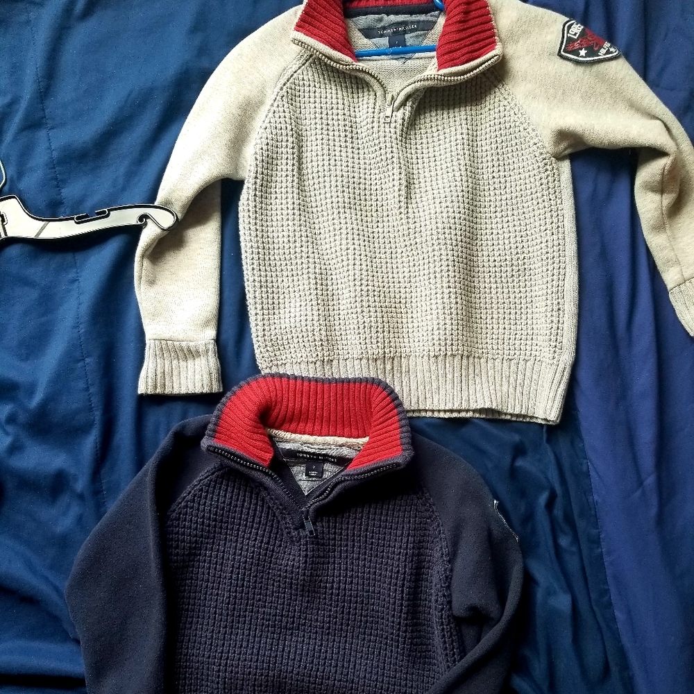 2 Boys Size 7 Tommy Hilfiger Knit Sweater